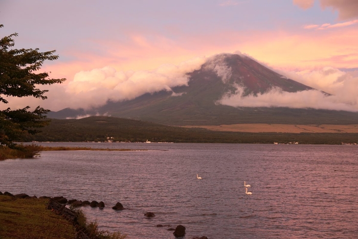 360度違った角度から富士山が見れる