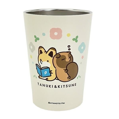 タヌキとキツネのタンブラー
