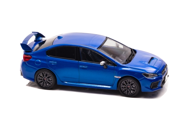 1/43 スバル WRX STI Type S (VAB) 2018 WR Blue Pearl:右横