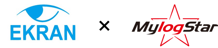Ekran×Mylogstar 連携ロゴ
