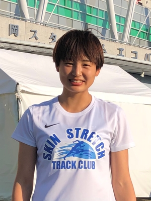 スキンストレッチトラッククラブTシャツ 5月1日静岡国際陸上に参加