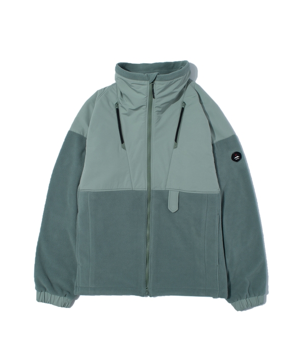 STAND NECK FLEECE JACKET