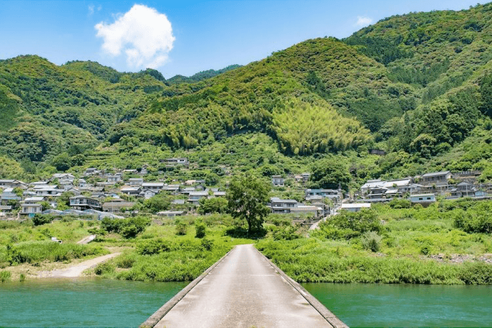 浅尾(あそお)沈下橋
