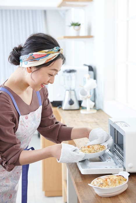 レッスンの様子:マカロニグラタン