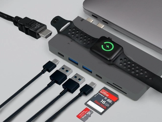 ワイヤレス充電対応のMacBook専用 8in1高速USB-Cマルチポートハブ　 Makuakeにて5月24日から先行販売開始