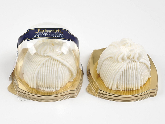 ごろごろ栗の純白ケーキ 単品画像