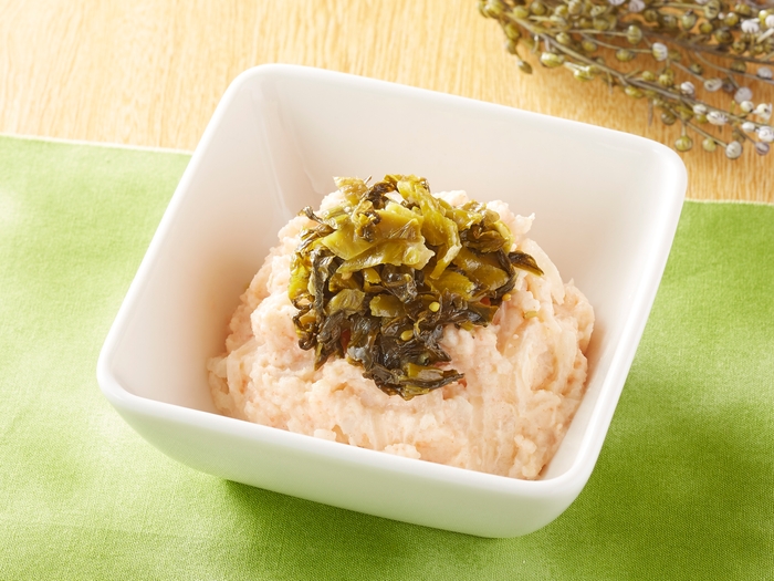 高菜と博多明太子のポテトサラダ画像(画像はイメージです。)