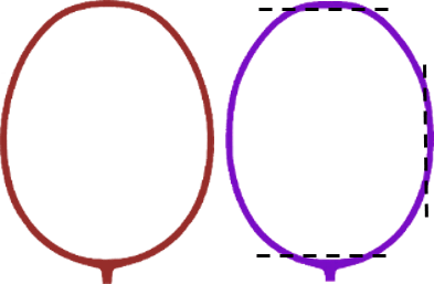 【左:従来のフレーム】 【右:ASTROX 100 ZZのフレーム】