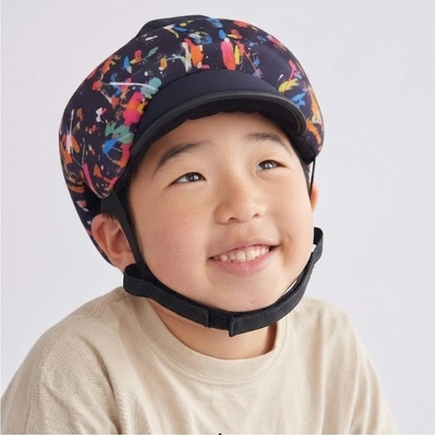 デザインヘッドガード着用イメージ(子ども)
