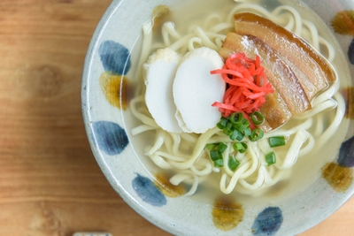 沖縄そば２食（だし三枚肉入）