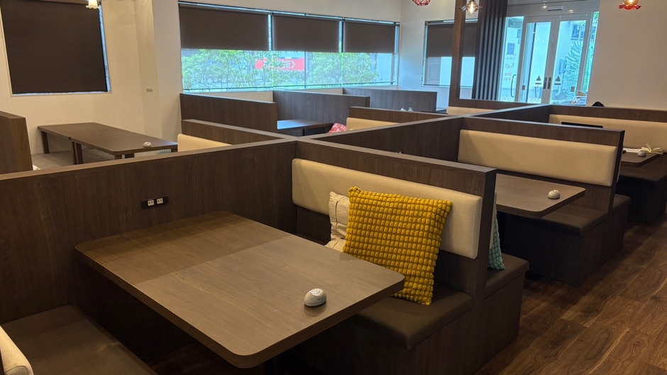 コンセント付でテレワークも可