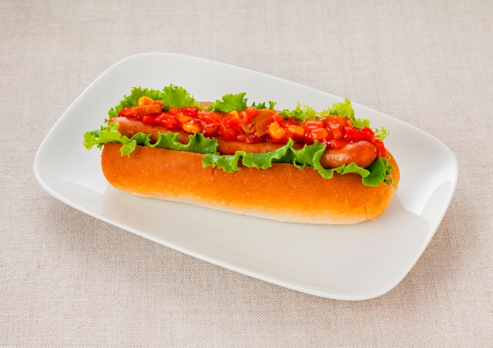 ピザドッグ(バジル香るピザソース使用)