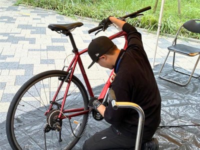 修理の様子