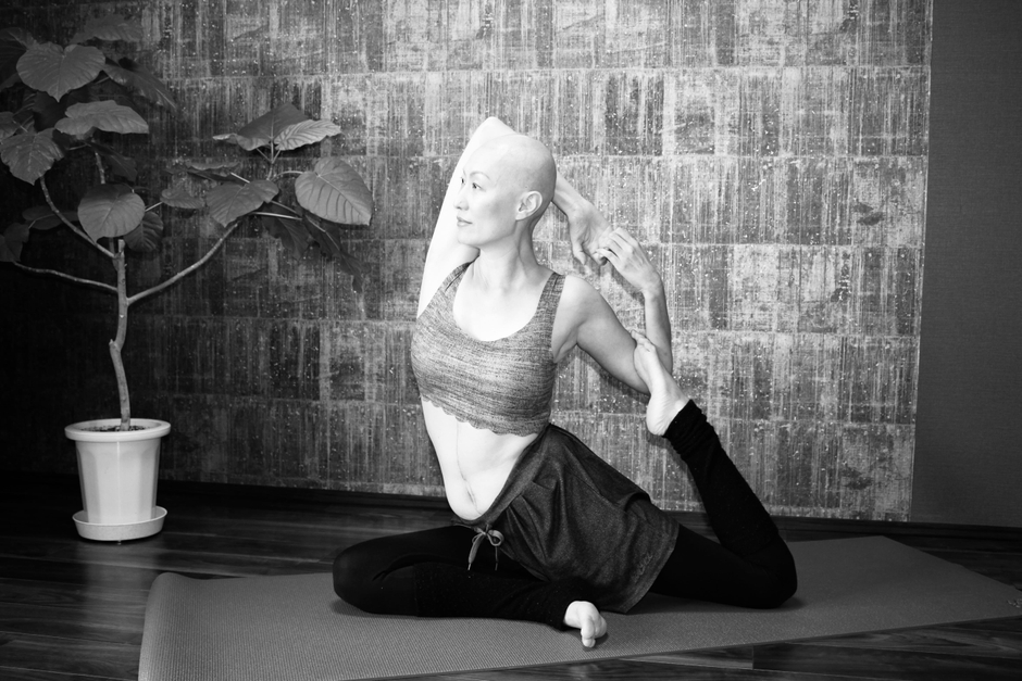 抗がん剤で脱毛中　夫が撮った1枚