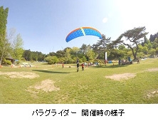 パラグライダー 開催時の様子