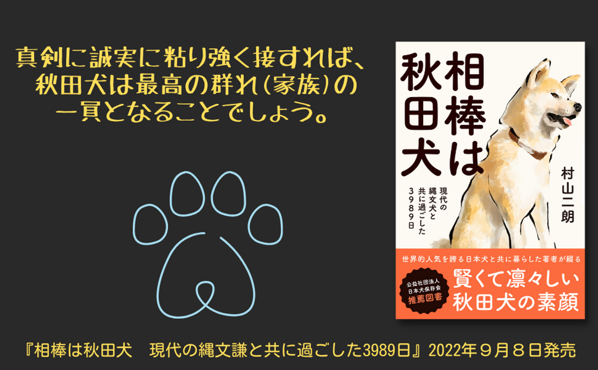 賢くて凛々しい秋田犬の素顔 相棒は秋田犬 が９月８日発売 Newscast