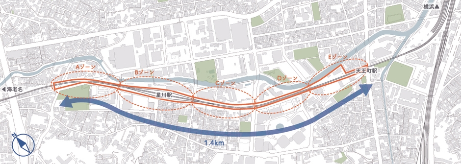 「星天qlay（ホシテンクレイ）」位置図