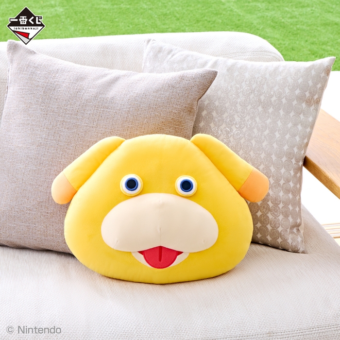 A賞:オッチン フェイスクッション(イメージ)