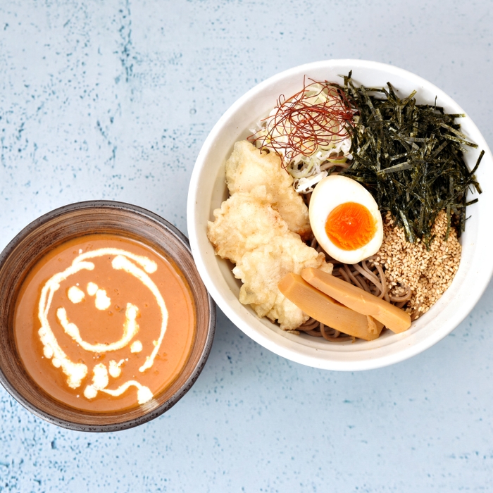 バターチキンカレーつけ蕎麦