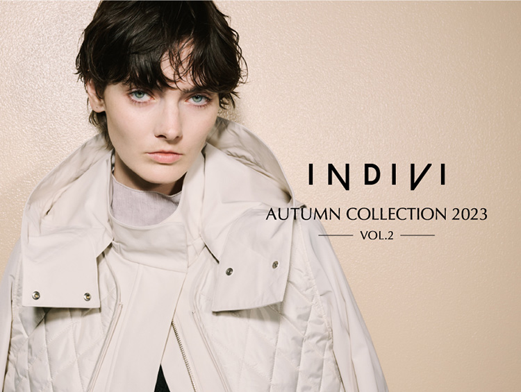 INDIVI(インディヴィ) 2023年秋の新作コレクションLOOKBOOK第二弾を公開