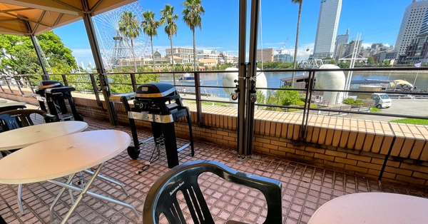 横浜・みなとみらいの景色を一望できる緑地エリア