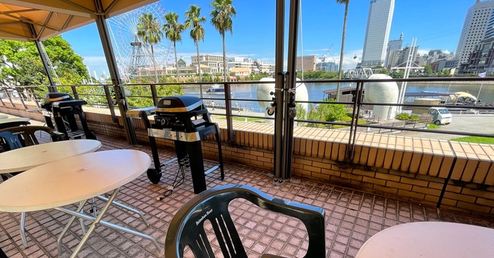 横浜・みなとみらいの景色を一望できる緑地エリア