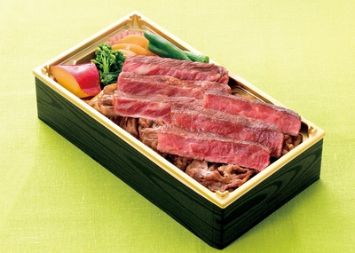 南さつま市【黒毛和牛専門農場 小田畜産】サーロイン&イチボWステーキ弁当