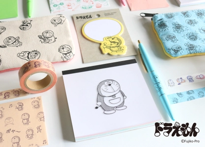 『ドラえもん』原作の世界観が スタイリッシュなステーショナリーに！　 懐かしい絵柄はそのままに、 新たにおしゃれなデザインで登場！