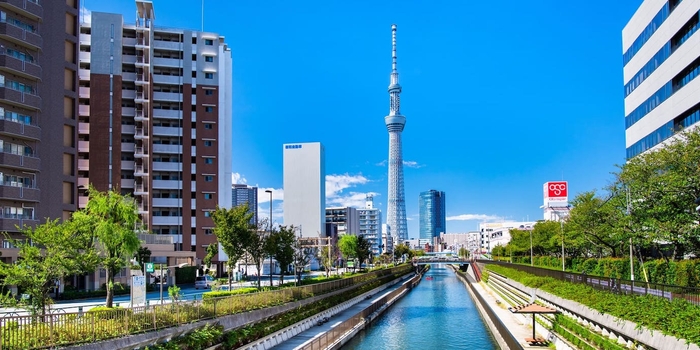 東京スカイツリーから10分で行ける駅とその駅周辺のお出かけスポットをご紹介