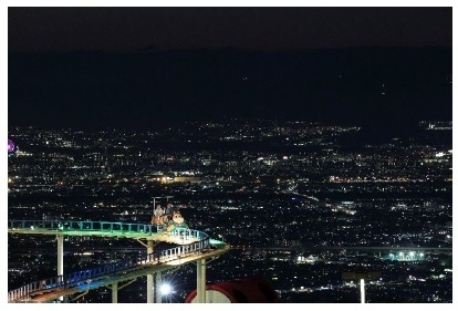 生駒山上遊園地の夜景