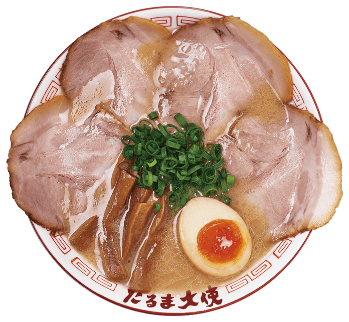 群馬豚骨らーめん だるま大使 肉増し　1,200円(税込)