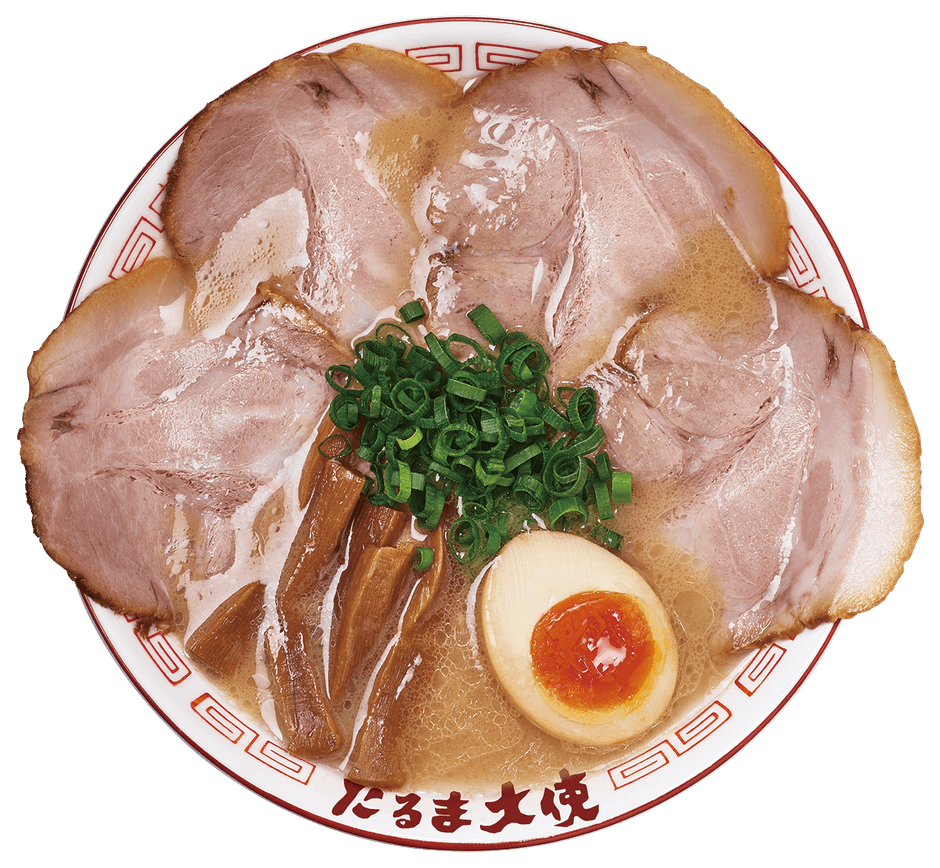 群馬豚骨らーめん だるま大使 肉増し　1,200円(税込)