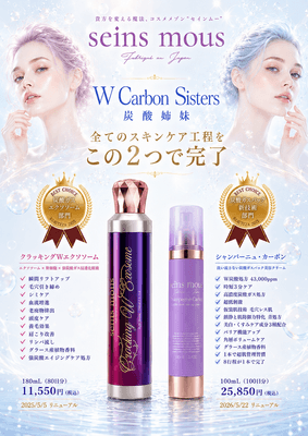 たった2本炭酸姉妹で高機能スキンケアは簡潔！