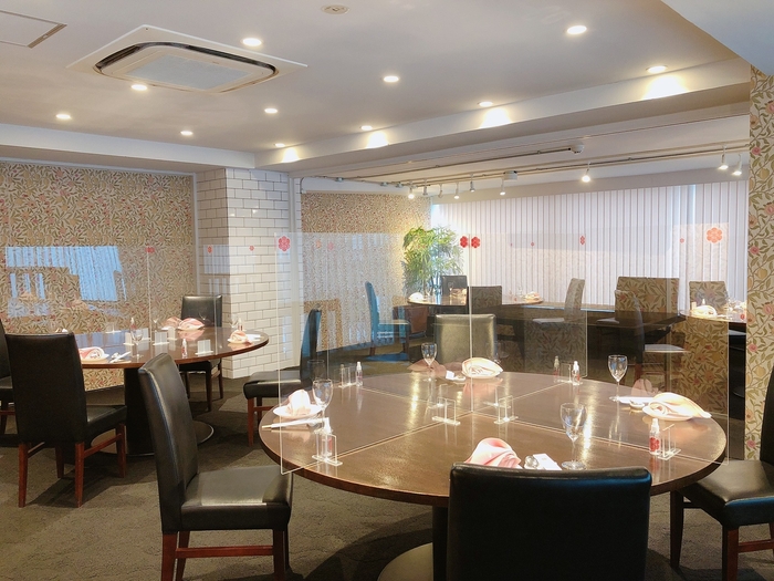 ソーシャルディスタンスも十分に確保しています。