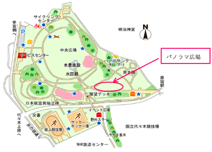 代々木公園　パノラマ広場