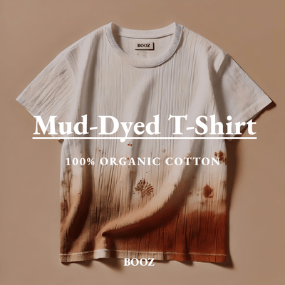 泥染めTシャツ