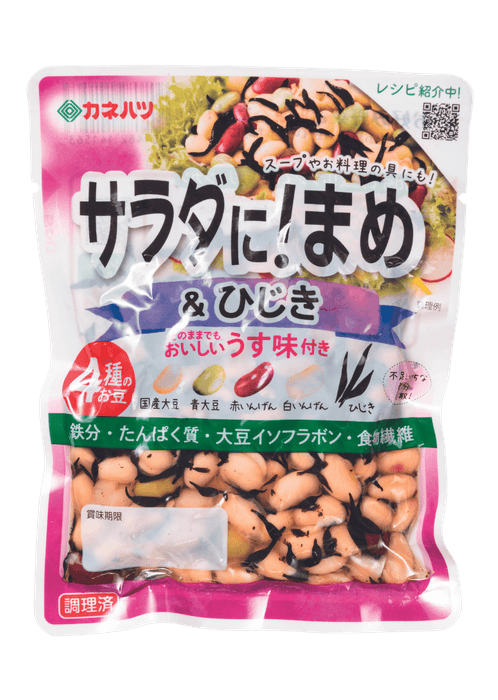 サラダに!まめ&ひじき