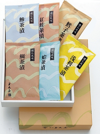 「懐石茶漬詰合せセット 6食入」 3,510円