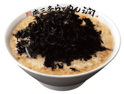 新潟燕三条らーめん潤黒バラのり　1,100円(税込)