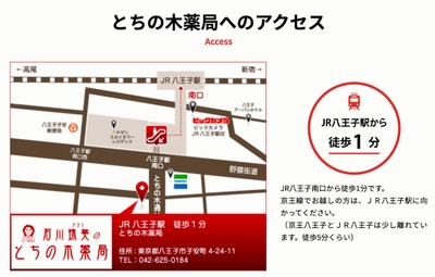 とちの木薬局へのアクセス