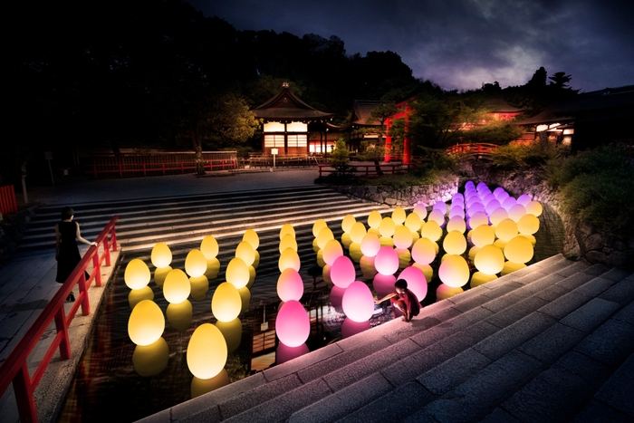 水面にたちつづける呼応する生命- 下鴨神社 御手洗池/ Autonomous Resonating Life on the Water - Mitarashi Pond at Shimogamo Shrine 