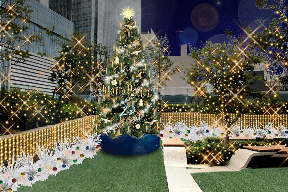 天空のクリスマスツリー（イメージ）