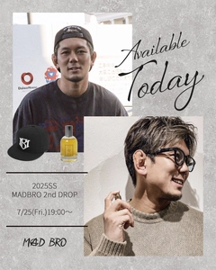 格闘家 皇治選手プロデュースブランド「MADBRO」で25SS第二弾が発売開始