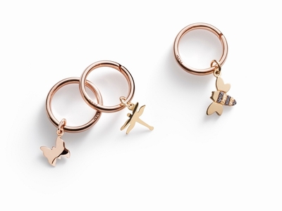 Dodo bris・rings butterfly-dragonfly-bee charm