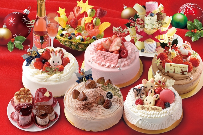 クリスマス予約ケーキ集合