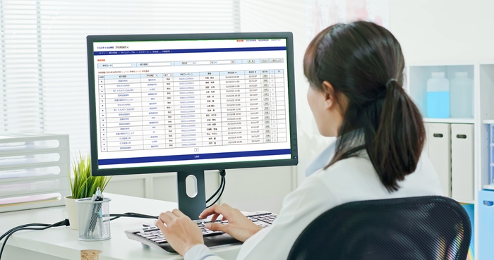 e連携管理ページ操作(サンプル)