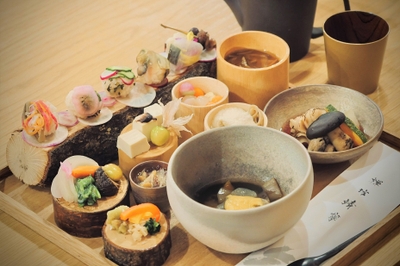 ▲オリジナルの「禅坊料理」