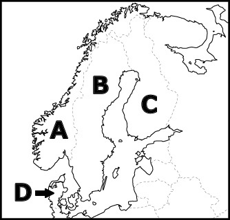 北欧地図