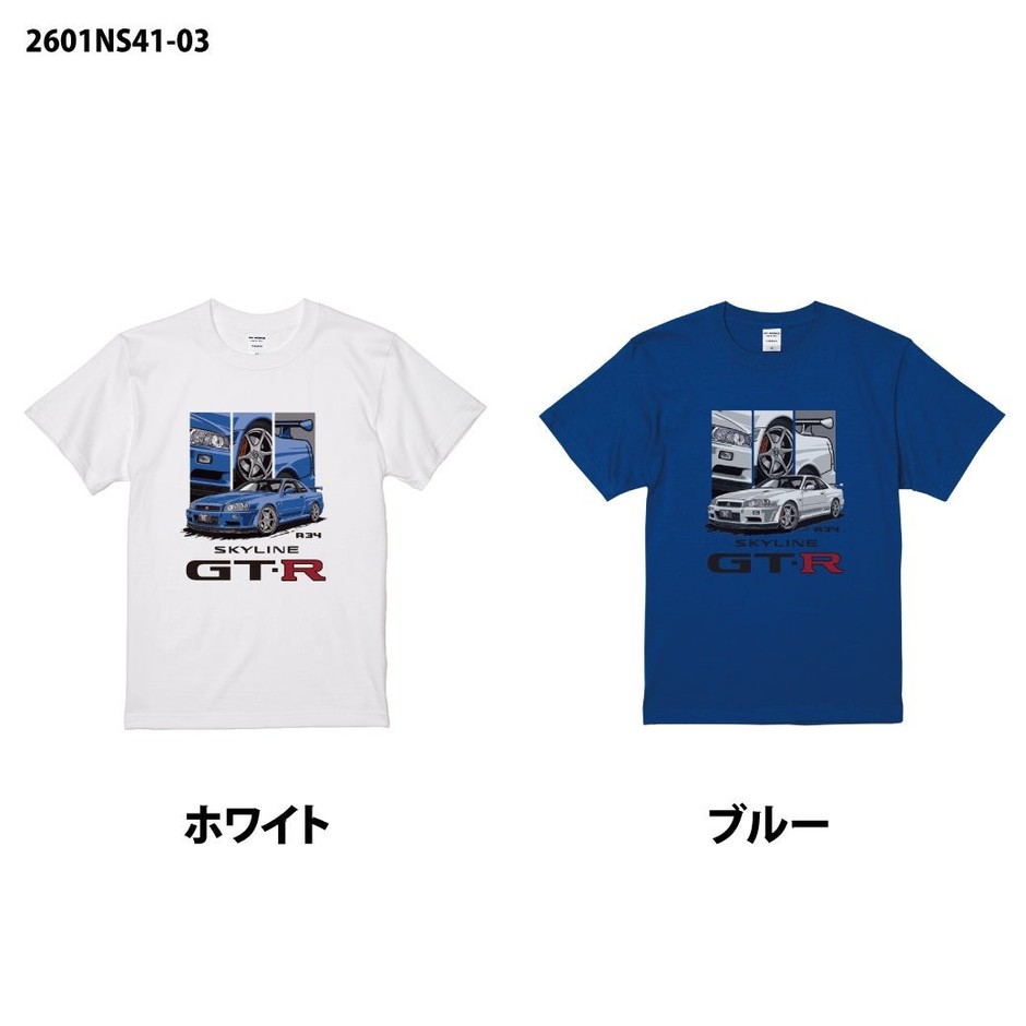 SKYLINE GT-R (R34) Tシャツ