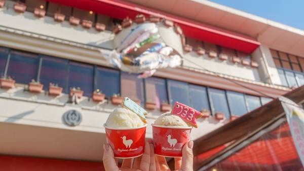 ▲のじまマルシェ『期間限定ジェラートトッピング』